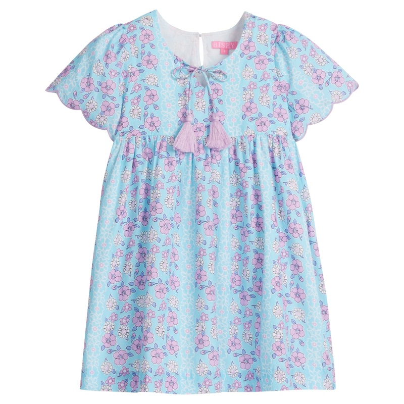 Riviera Dress – Marguerite Floral Aqua
