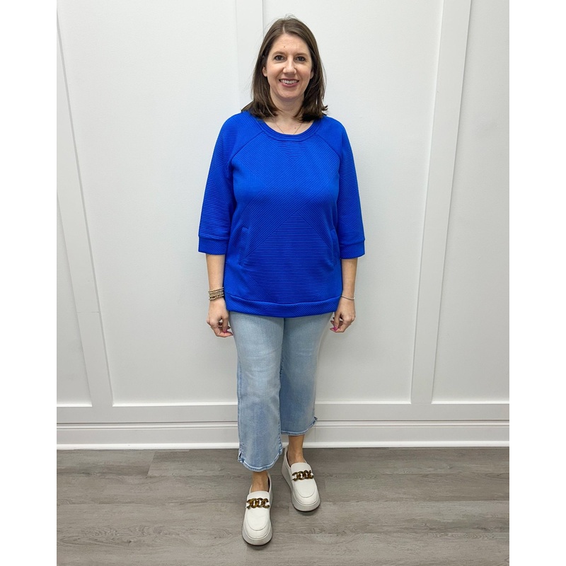 3/4 Sleeve Tunic w/ Pockets – Riviera