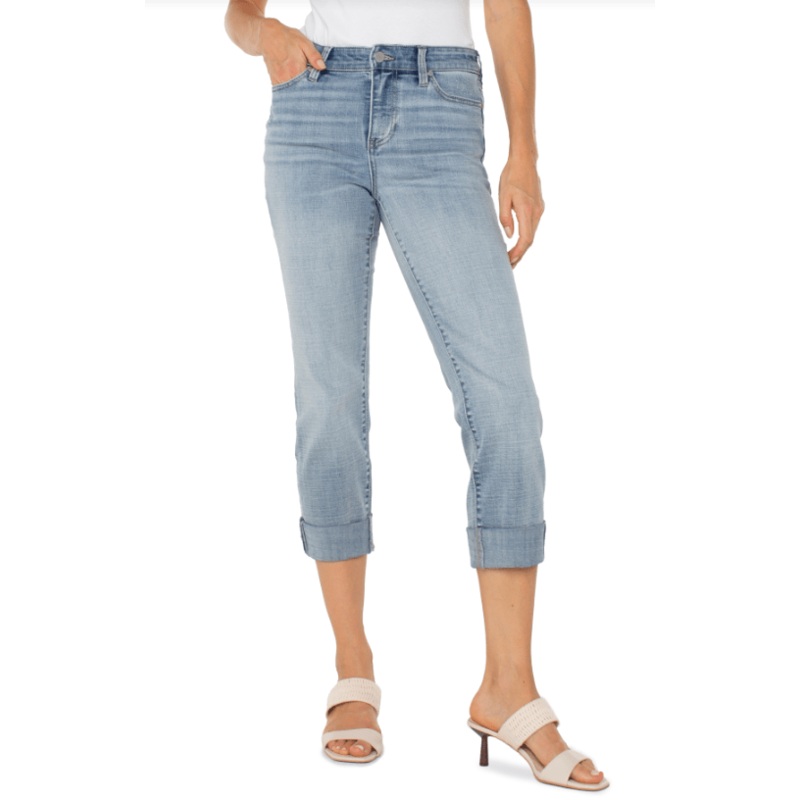 Charlie Crop w/ Wide Rolled Cuff – Temescal