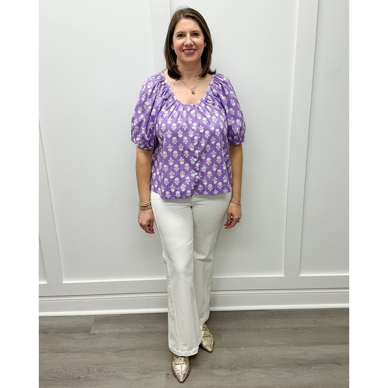 Day Shirt – Lavender Sprigs