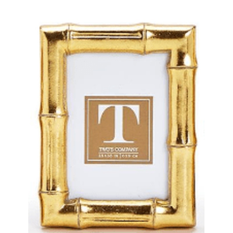 Gold Faux Bamboo Photo Frame – Rectangle 2 1/2 x 3 1/2