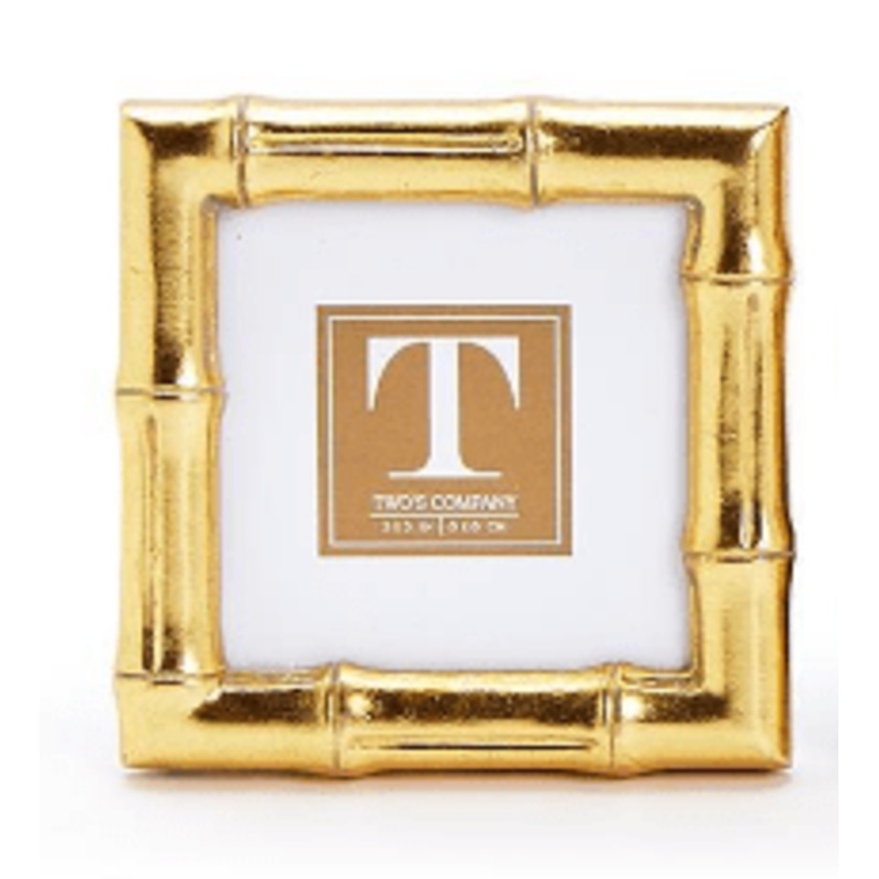 Gold Faux Bamboo Photo Frame – Square 3