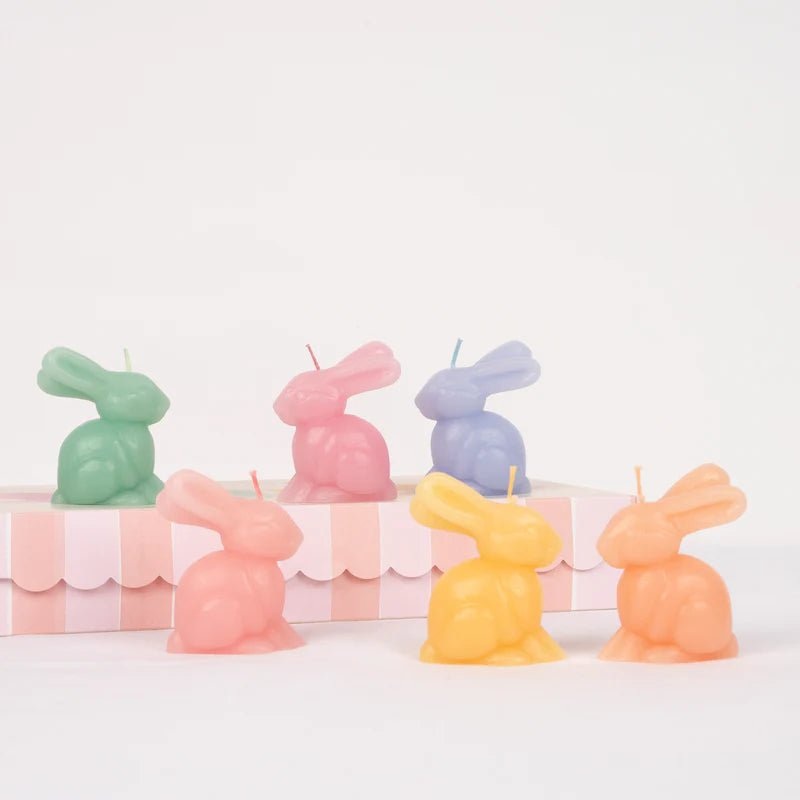 Mini Bunny Individual Candles – Assorted