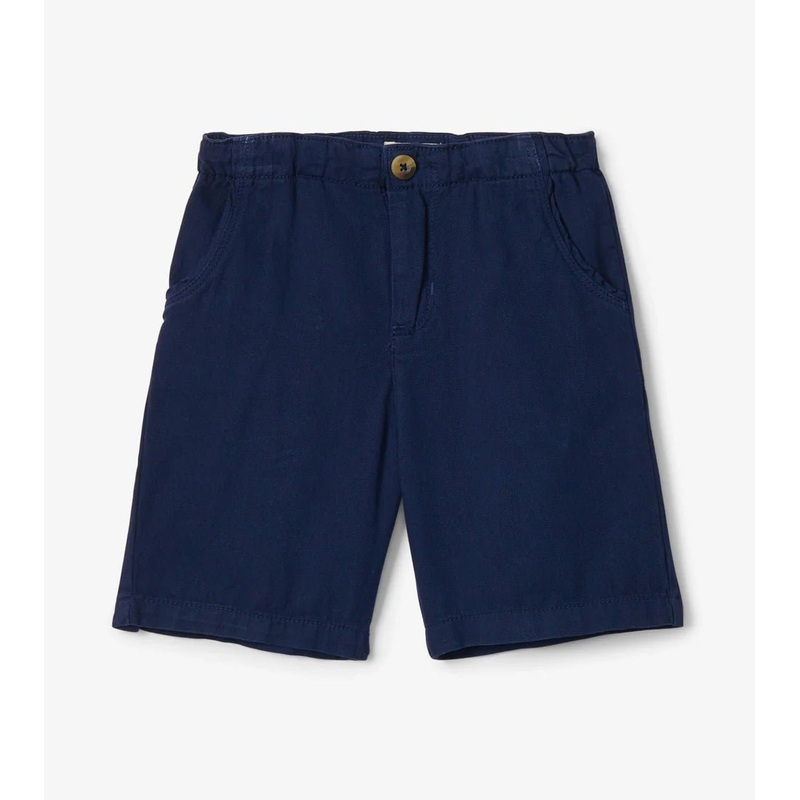 Navy Twill Shorts