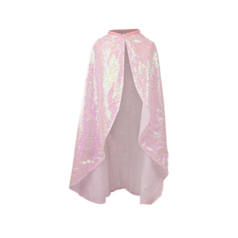 Pink Sequins Twirl Cape