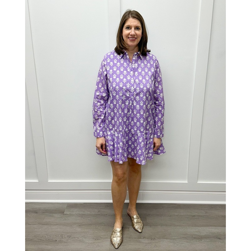 Polly Dress – Lavender Sprigs