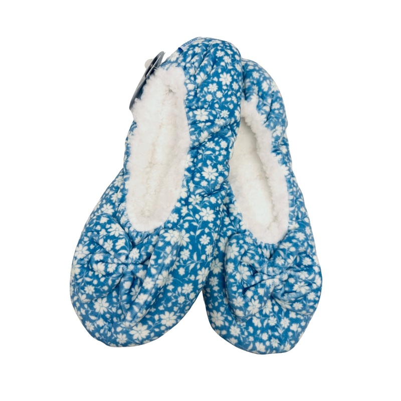 Women’s Flat Ballet Snoozies – Floral