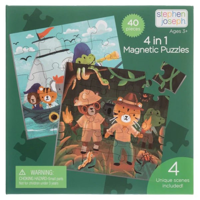 4 In 1 Magnetic Puzzle Book – Adventure