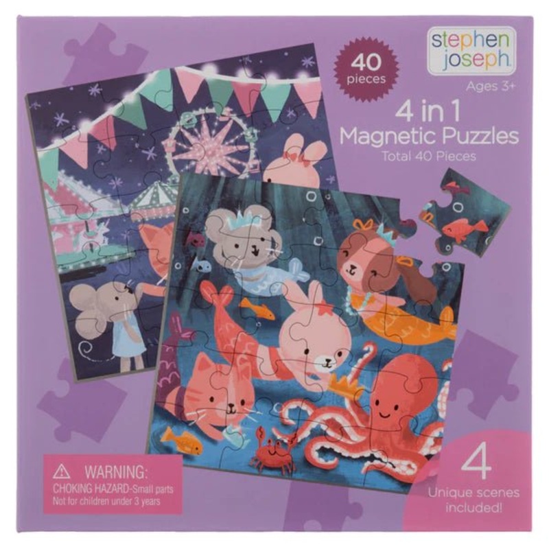 4 In 1 Magnetic Puzzle Book – Fairytail