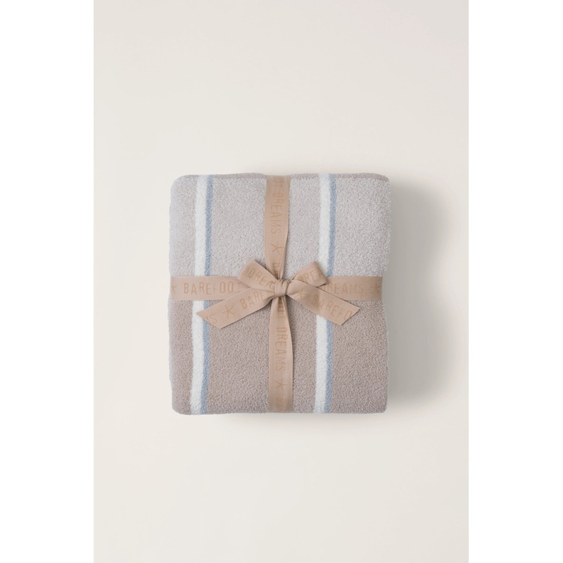 Cozychic Accent Stripe Throw – Stone Multi