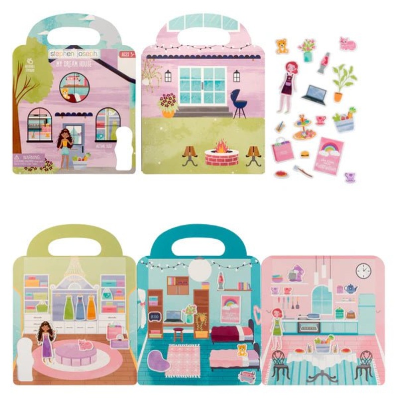 Reusable Stickers Dream House