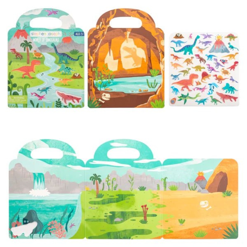 Reusable Stickers World Of Dinosaurs