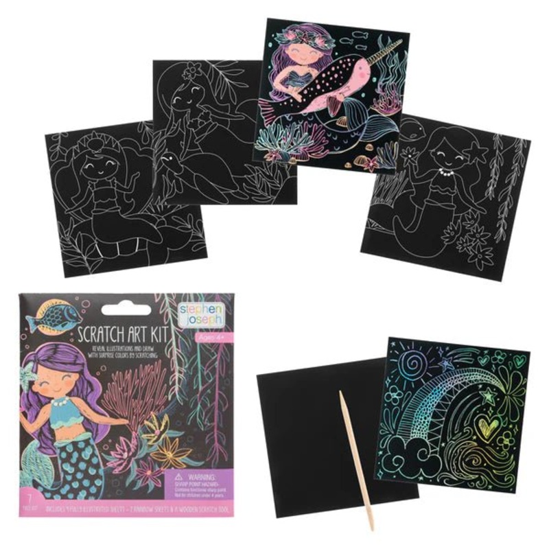 Scratch Art Kit – Mermaid