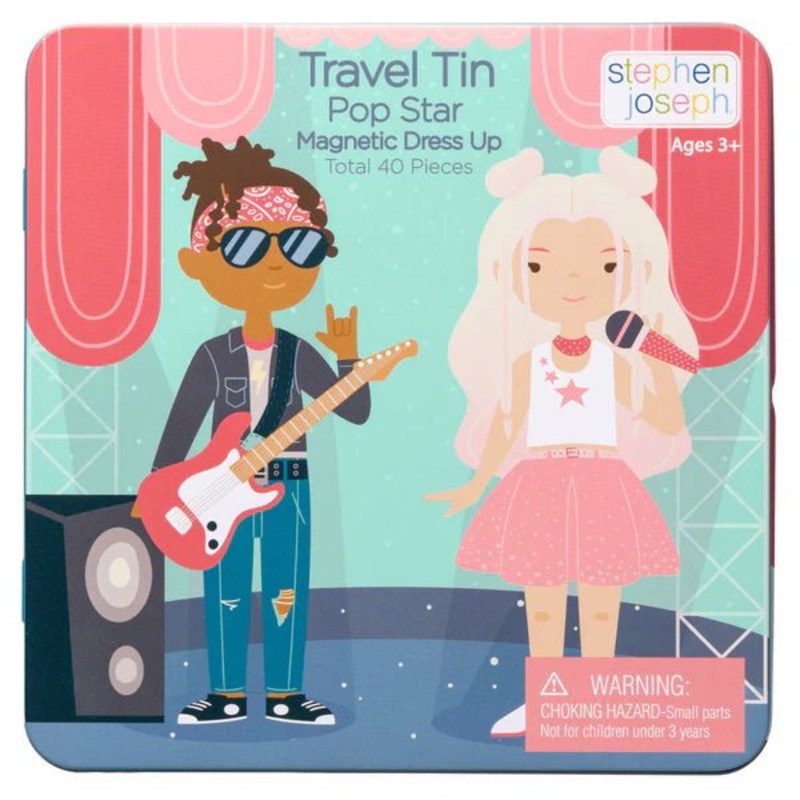 Travel Tin Magnetic Dress Up – Pop Star