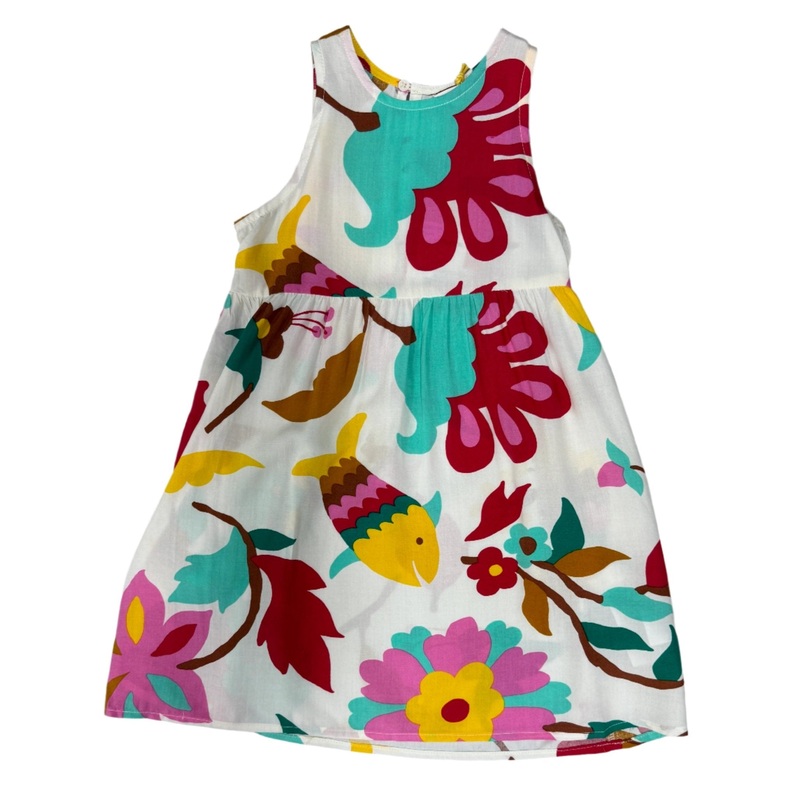 Tropical Sleeveless Dress