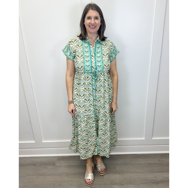 Belle Maxi – Garden Lattice