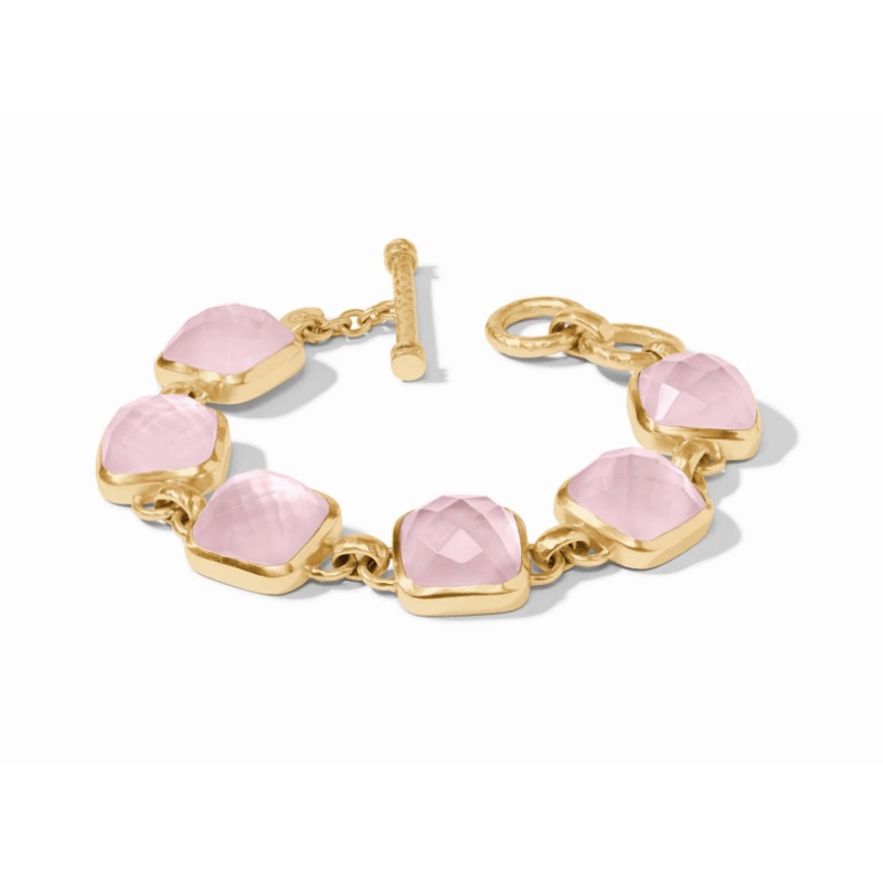 Catalina Stone Bracelet – Iridescent Rose
