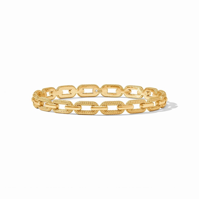 Cheval Paperclip Bangle – Gold – Medium