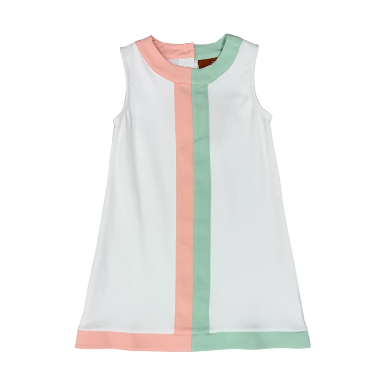 Collins Dress – Peach & Mint