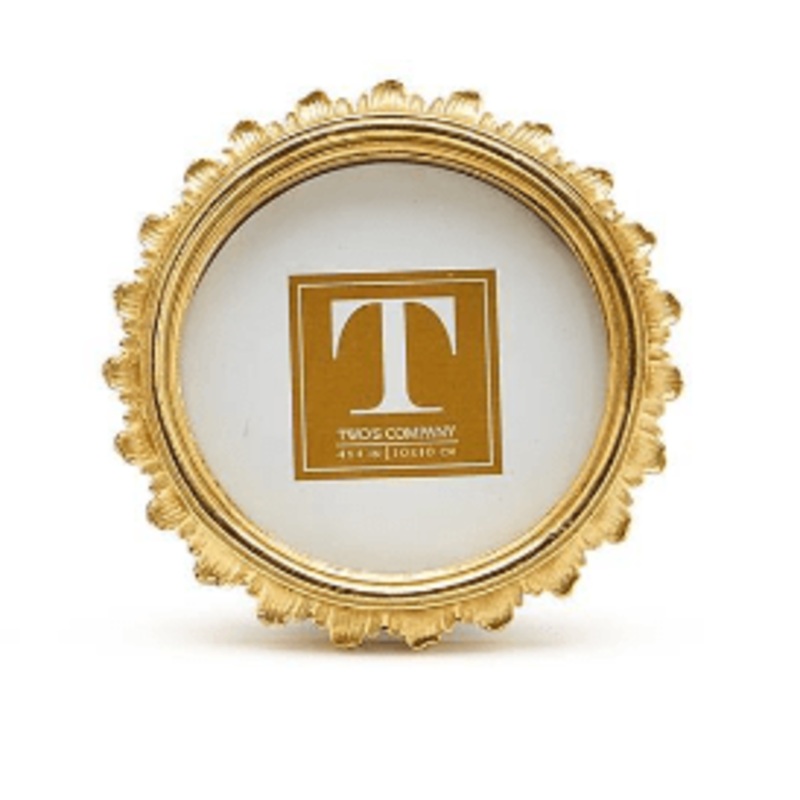 Gold Falcate Round Frame