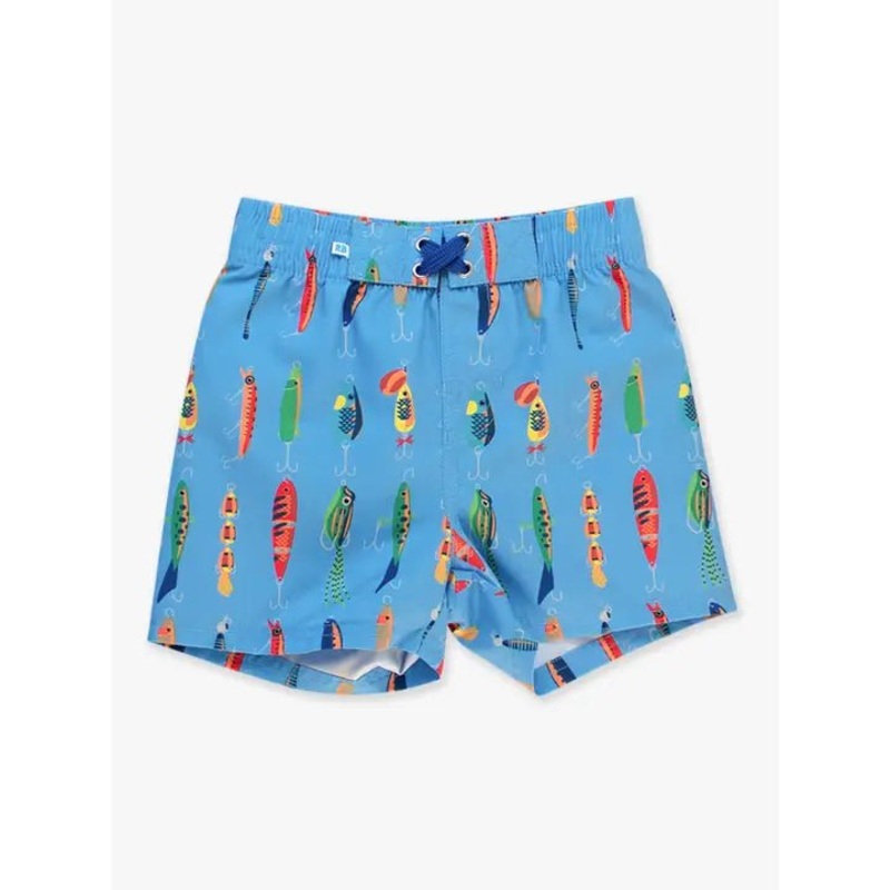Gone Fishin’ Swim Trunks