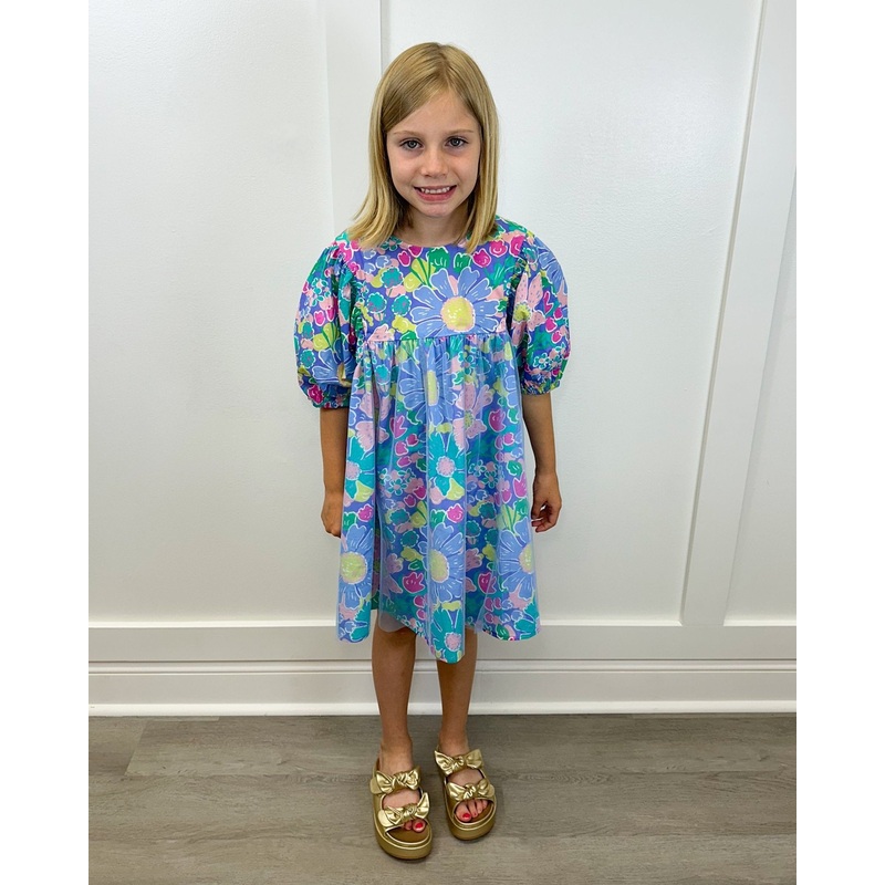 Malibu Dress – Periwinkle Floral