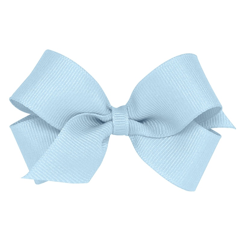 Mini Grosgrain Bow – Millennium Blue