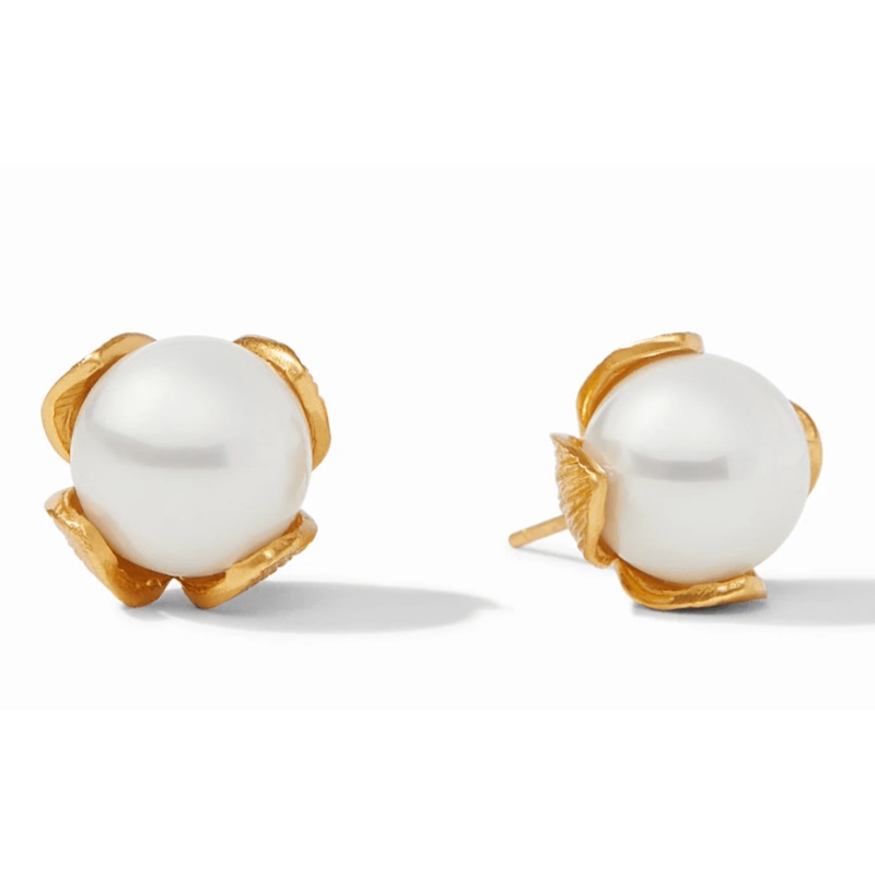 Penelope Stud Gold Pearl – Large
