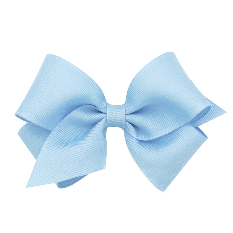 Small Grosgrain Bow – Millennium Blue