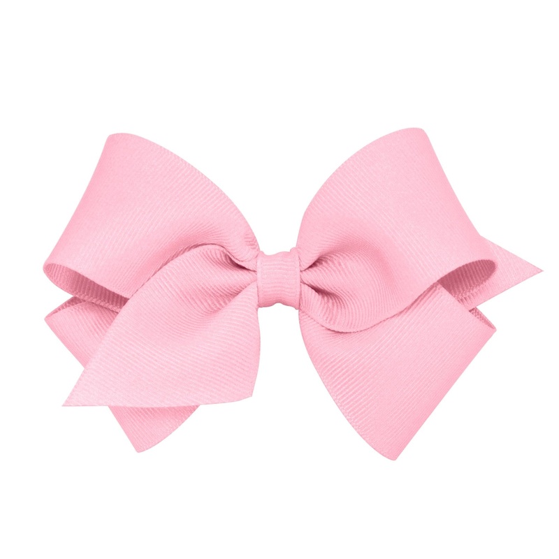 Small Grosgrain Bow – Pearl Pink
