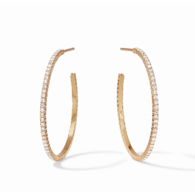 Windsor Hoop – Cubic Zirconia – Large