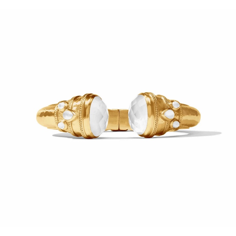 Cannes Cuff – Iridescent Clear Crystal