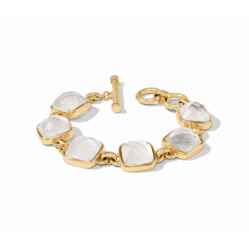 Catalina Stone Bracelet – Iridescent Clear Crystal