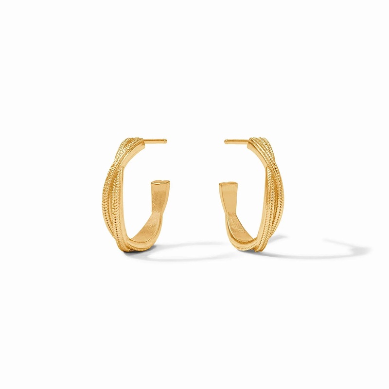 Cheval Twist Hoop – Gold – Small