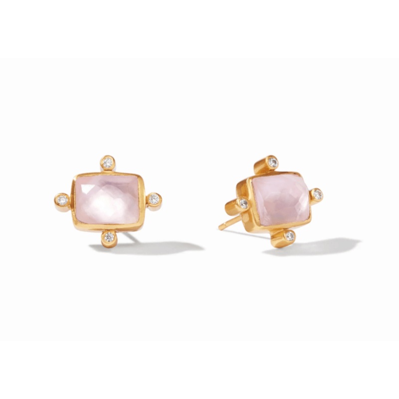 Clara Stud – Iridescent Rose
