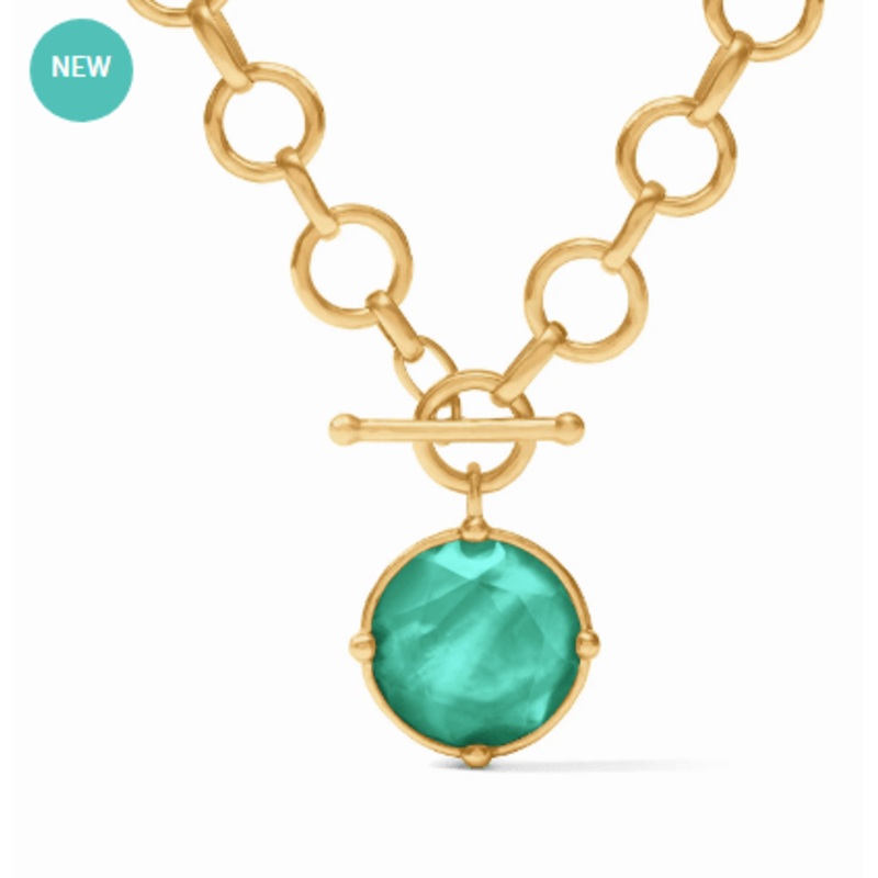 Honeybee Demi Necklace – Iridescent Emerald Green