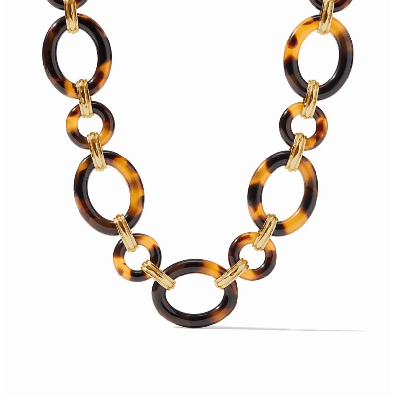 Madison Link Necklace – Tortoiseshell