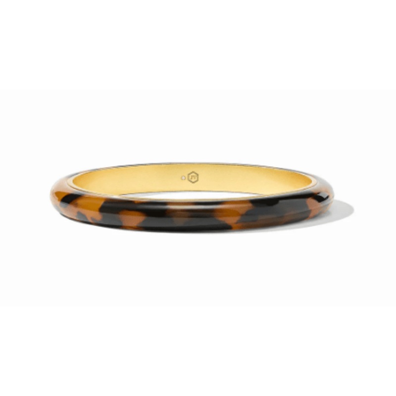 Madison Statement Bangle – Tortoise –  Medium