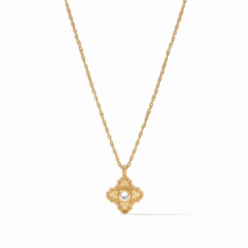 Malta Theodora Delicate Necklace – Gold – Cubic Zirconia