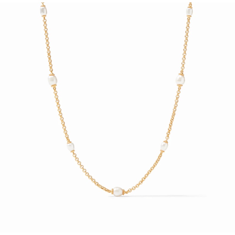 Marbella Station Necklace – Freshwater Pearl