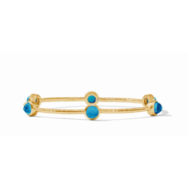 Milano Luxe Bangle – Iridescent London Blue – Large