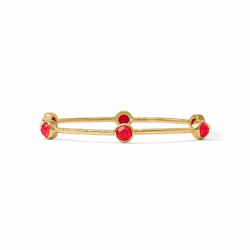 Milano Luxe Bangle – Iridescent Strawberry – Large