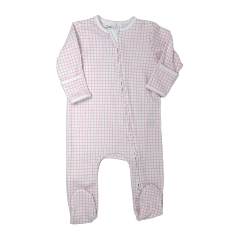 Pink Peek-a-Boo Wishes Zipper Footie