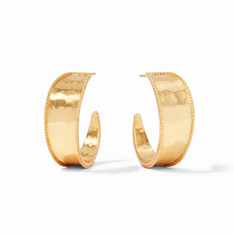 Savoy Hoop Gold –  Medium