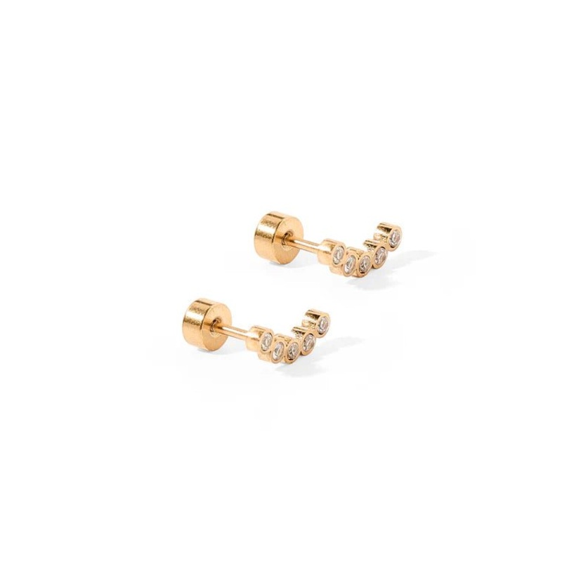 Screwback Stud Earrings – Abigail Sparkle