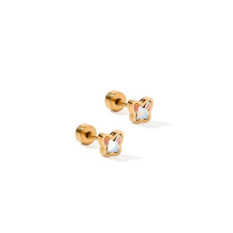 Screwback Stud Earrings – Polly Butterfly