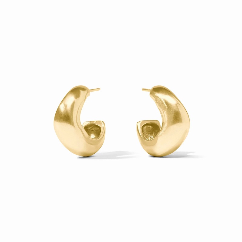 Wave Hoop- Gold – Small