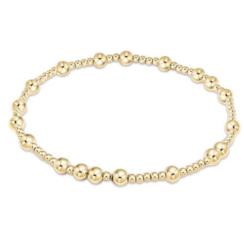 egirl Hope Unwritten 4mm Bead Bracelet – Gold