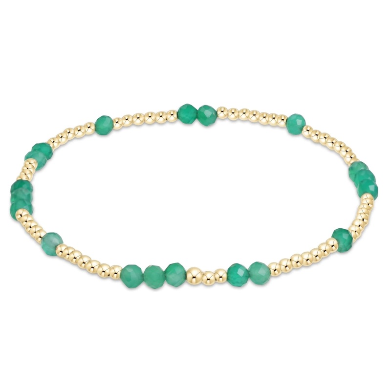 Extend Hope Unwritten Gemstone Bracelet – Green Onyx