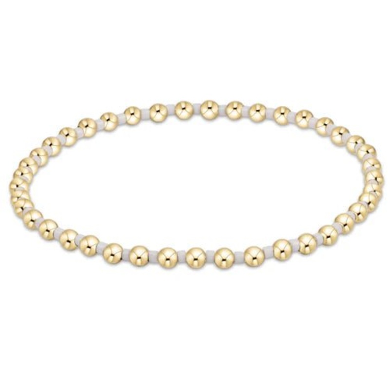 Hope Grateful Bracelet – White